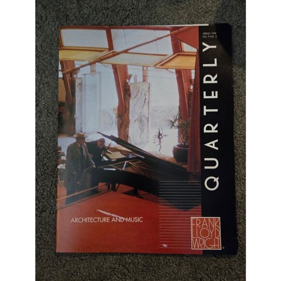 Vintage Frank Lloyd Wright Quarterly Spring 1998 Volume 9 No 2 with Extra Insert - Picture 8 of 8